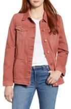 Women's Dear John Denim Nico Oversize Denim Jacket - Red