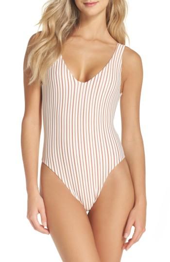 Women's L Space Arizona Reversible One-piece Swimsuit - White