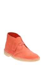 Women's Clarks 'desert' Chukka Boot M - Coral