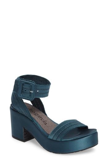 Women's Pedro Garcia Davida Platform Sandal Us / 35eu - Blue