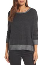 Women's Eileen Fisher Plait Detail Organic Cotton Boxy Top