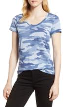 Women's Vince Camuto Camouflage Print Tee - Blue