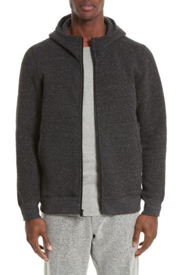 Men's Wings + Horns Cabin Fleece Zip Hoodie - Black