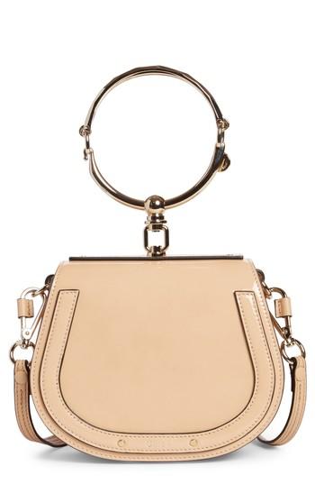 Chloe Small Nile Leather Shoulder/crossbody Bag - Pink