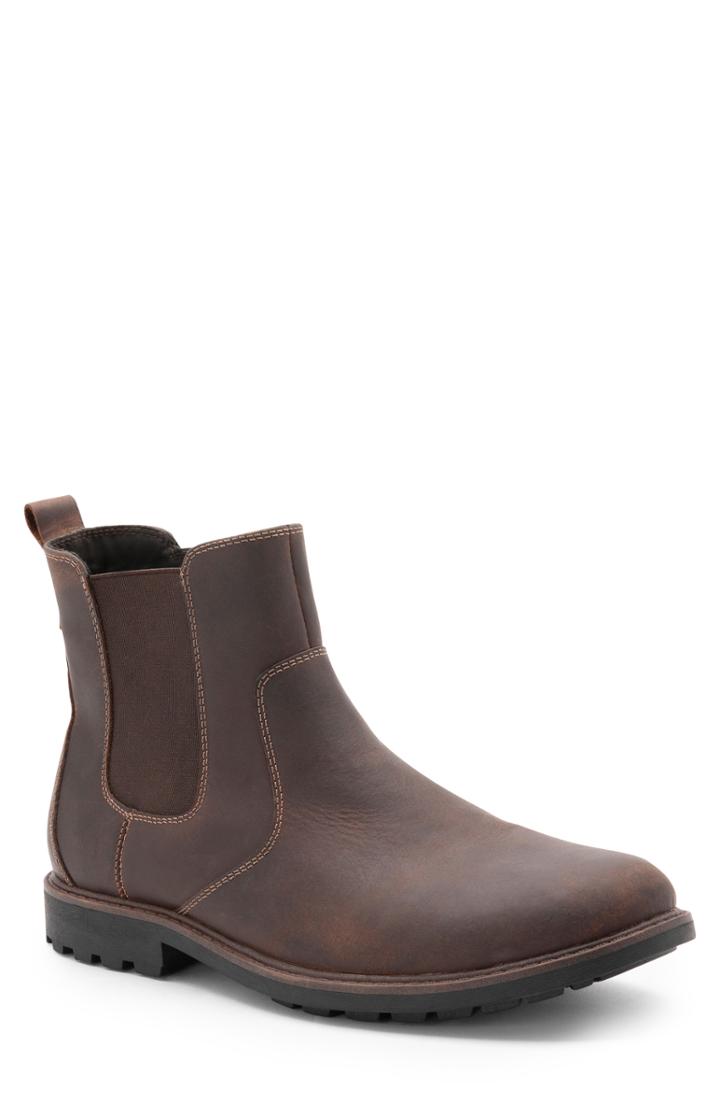Men's Blondo Shadow Waterproof Chelsea Boot .5 M - Brown
