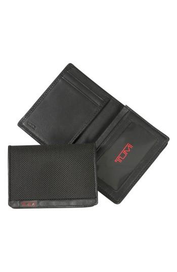 Men's Tumi 'alpha' Id Lock(tm) Gusseted Card Case - Black