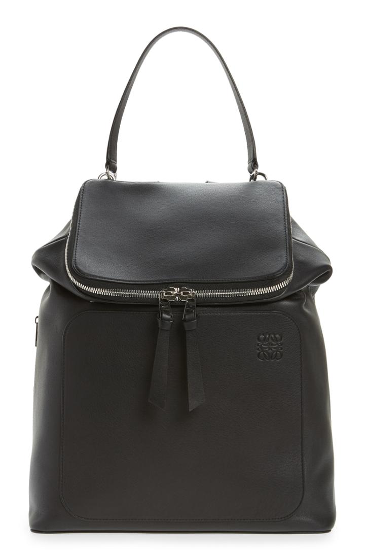 Men's Loewe Goya Leather Backpack -