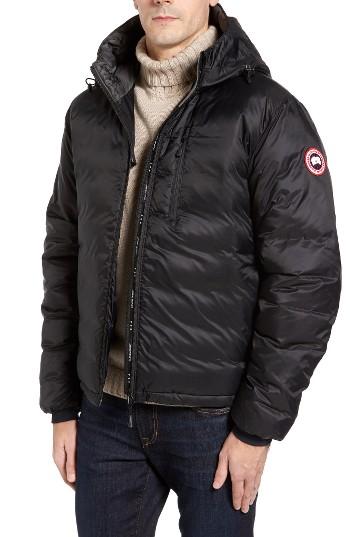 Men's Canada Goose 'lodge' Slim Fit Packable Hoodie - Black