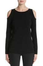 Women's Lafayette 148 New York Wool Cold Shoulder Sweater