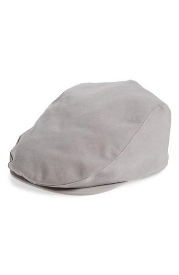 Men's Barbour Finnean Driving Cap - Grey