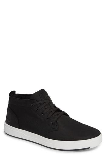 Men's Timberland Davis Square Mid Top Sneaker M - Black