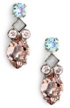 Women's Sorrelli Precious Petal Crystal Drop Earrings