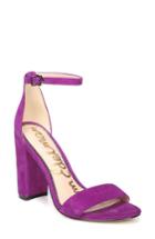 Women's Sam Edelman Yaro Ankle Strap Sandal .5 M - Purple
