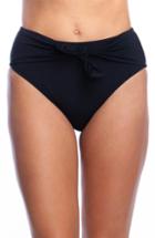 Women's Trina Turk Getaway High Waist Bikini Bottoms - Black