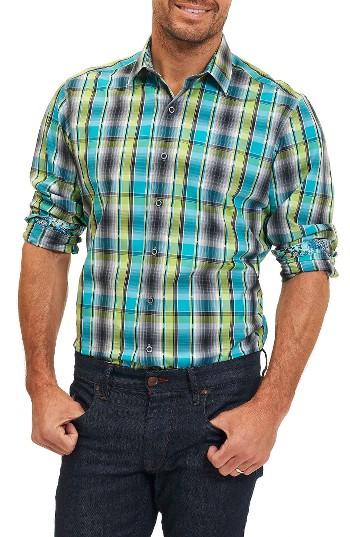 Men's Robert Graham Hiran Plaid Sport Shirt
