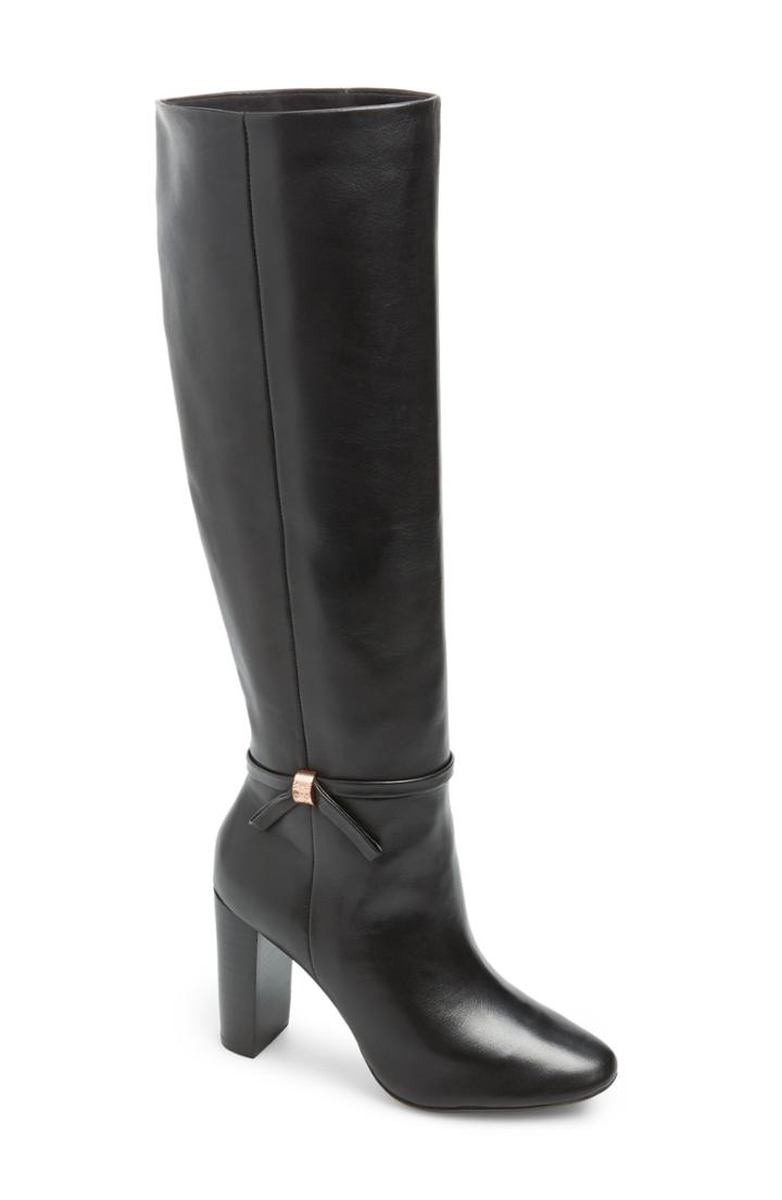 Women's Ted Baker London Linaey Knee High Boot M - Black