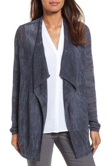 Petite Women's Nic+zoe Nirvana Cardigan P - Blue