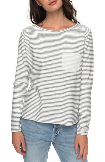 Women's Roxy Slice Of Heaven Side Tie Top - White