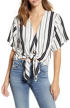 Women's Amuse Society Bedside Manner Tie Waist Top
