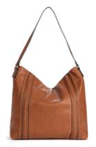 Sole Society Destin Faux Leather Hobo Bag - Brown