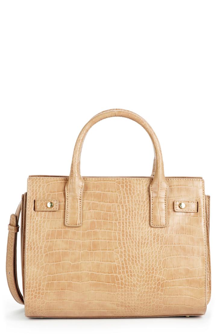 Sole Society Medium Estella Faux Leather Satchel -