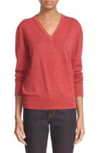Women's Tomas Maier Overdyed Merino Wool Sweater - Red