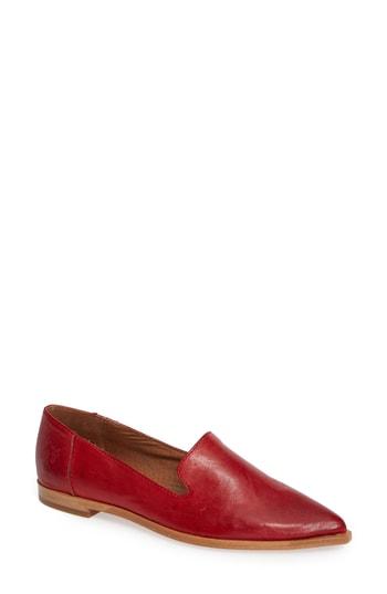 Women's Frye Kenzie Venetian Flat M - Red
