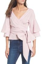 Women's Wayf Beckett Tiered Bell Sleeve Top - Pink