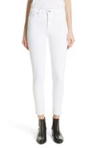 Women's Rag & Bone High Waist Ankle Skinny Jeans - White
