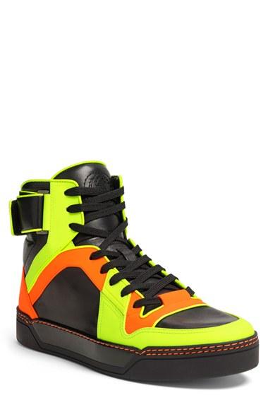 Men's Gucci 'new Basketball' High Top Sneaker