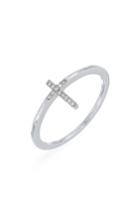 Women's Carriere Diamond Cross Ring (nordstrom Exclusive)