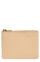 Madewell The Leather Pouch Wallet - Ivory