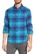 Men's Bonobos Slim Fit Plaid Flannel Shirt - Blue