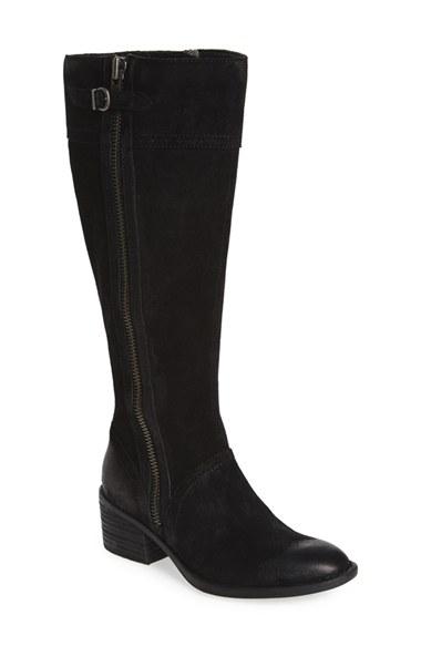 Women's B?rn Poly Riding Boot Regular Calf M - Black