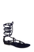 Women's Jeffrey Campbell Lima Lace-up Sandal M - Blue