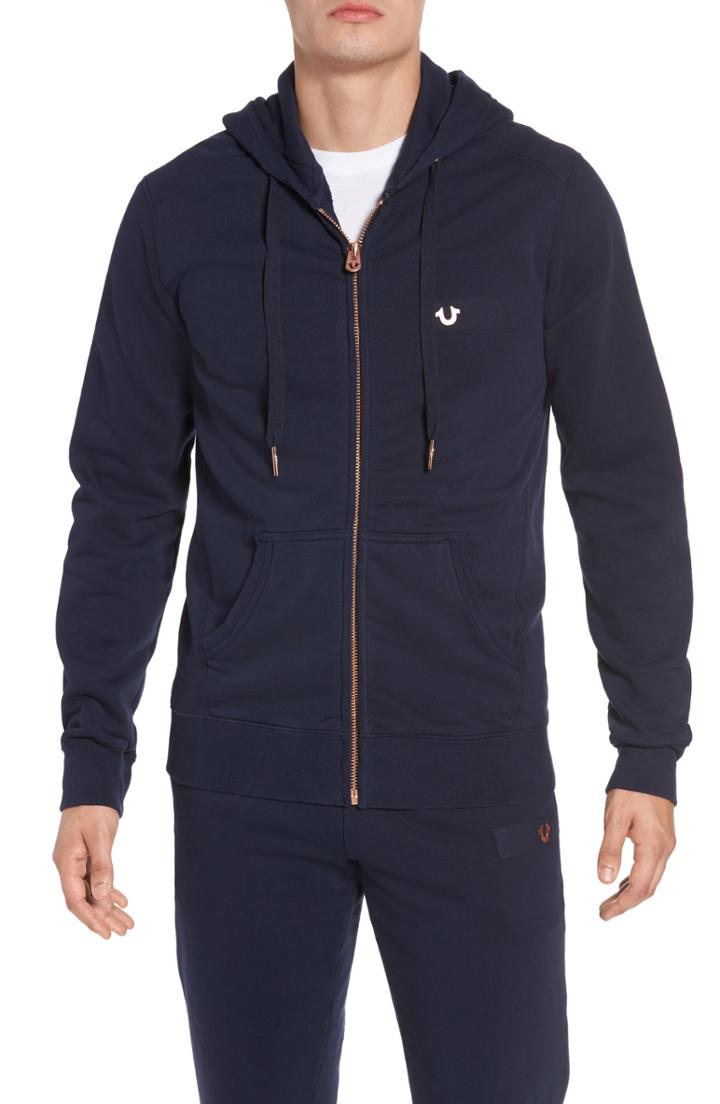 Men's True Religion Brand Jeans Metal Horseshoe Hoodie