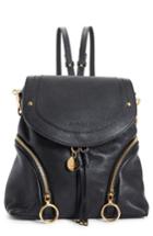 See By Chloe Olga Large Leather Backpack - Black
