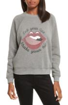 Women's Rebecca Minkoff Lips & Hips Sweatshirt, Size - Grey