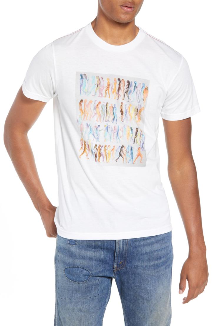 Men's Rvca Walkers Graphic T-shirt, Size - Beige