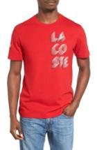Men's Lacoste 3d Print Logo Graphic T-shirt (s) - Red