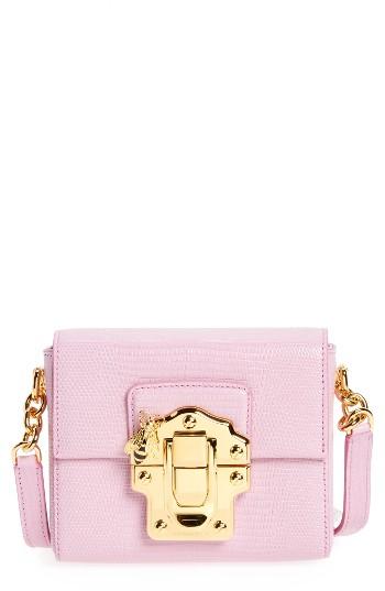 Dolce & Gabbana Mini Luccia Crossbody Bag - Red