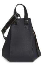 Loewe Medium Hammock Calfskin Leather Shoulder Bag - Blue