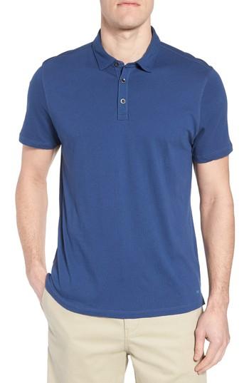 Men's Robert Barakett Brunswick Jersey Polo - Blue