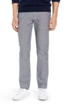Men's J.crew 484 Slim Fit Stretch Chambray Pants X 32 - Blue