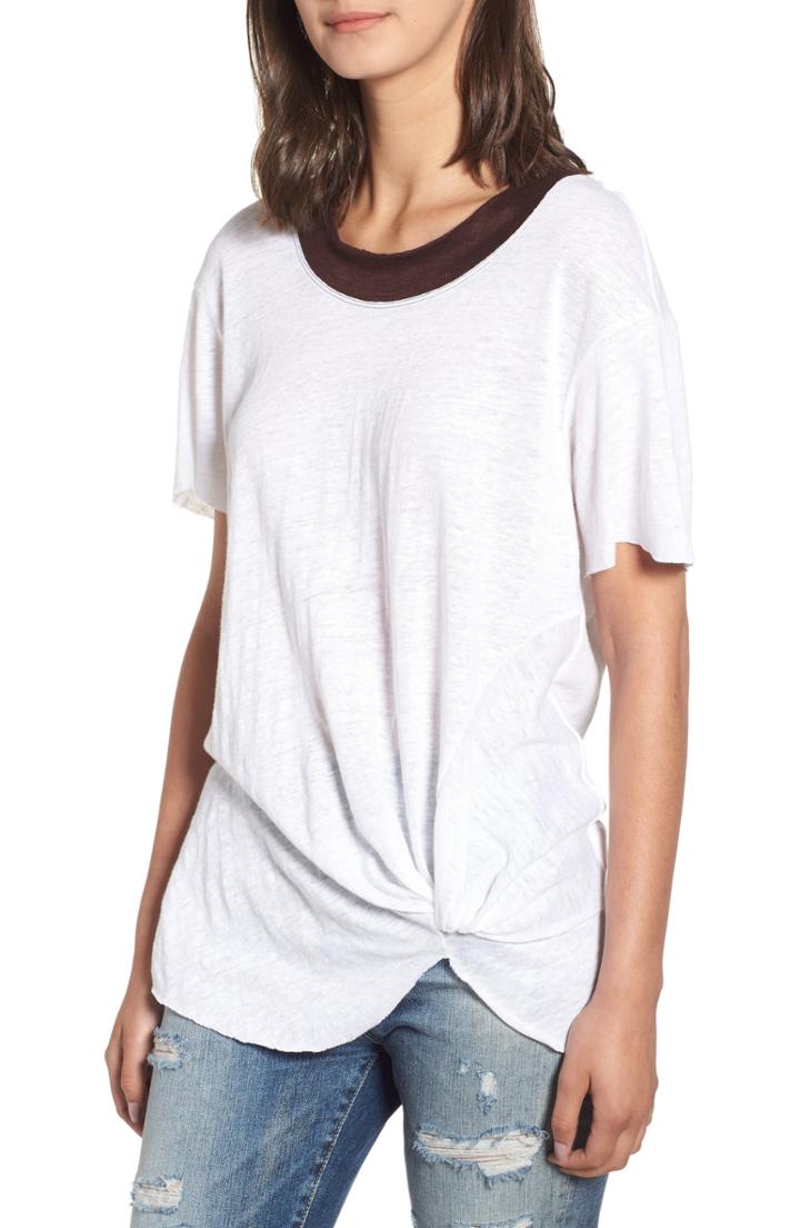 Women's Stateside Twist Linen Tee