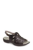 Women's David Tate 'dallas' Tie Sandal M - Black
