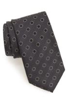 Men's Canali Dot Silk Tie, Size - Brown