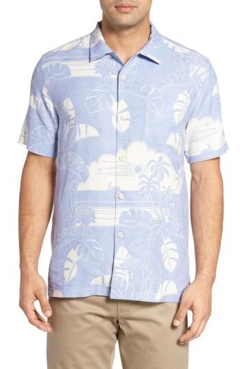 Men's Tommy Bahama Bon Voyage Isle Silk Shirt