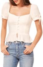 Women's Reformation Holland Top - White