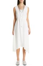 Women's Fabiana Filippi Silk Blend Poplin Dress Us / 42 It - White